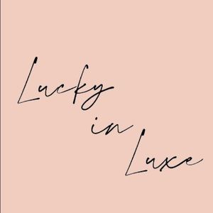 FOLLOW OUR INSTA! @luckyinluxe_